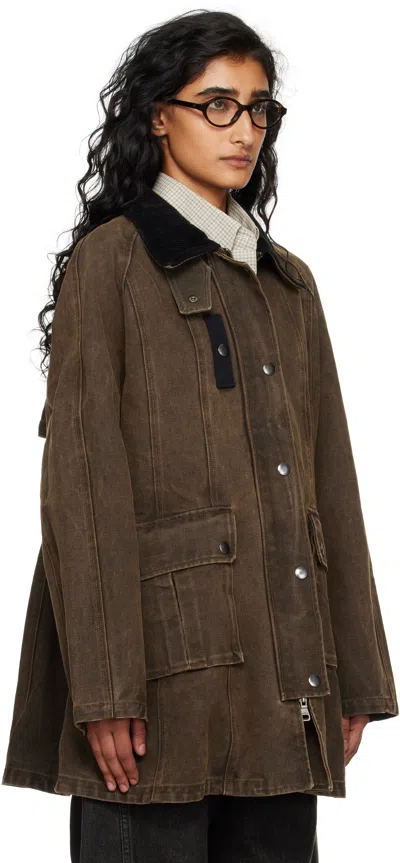 Andersson Bell Brown Kerri Trapez Work Jacket In Brown