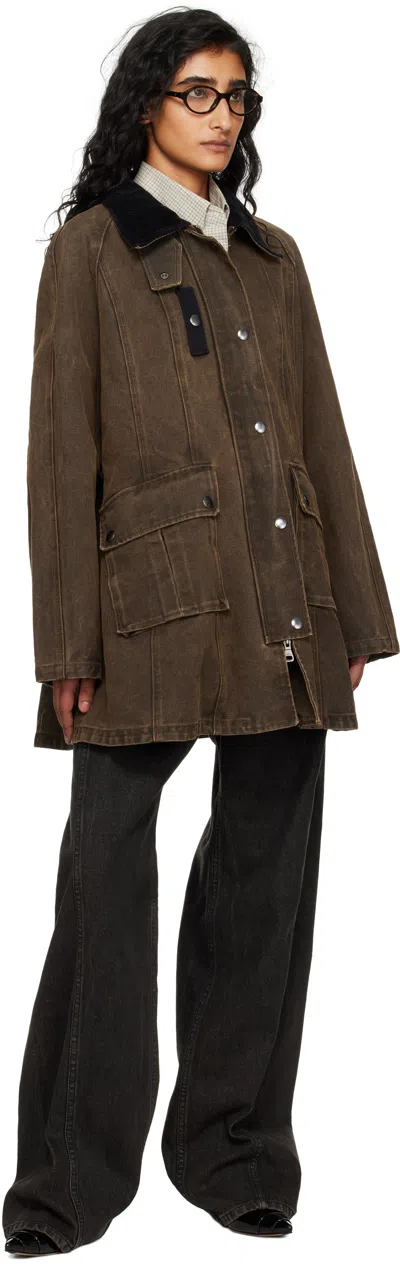 Andersson Bell Brown Kerri Trapez Work Jacket In Brown