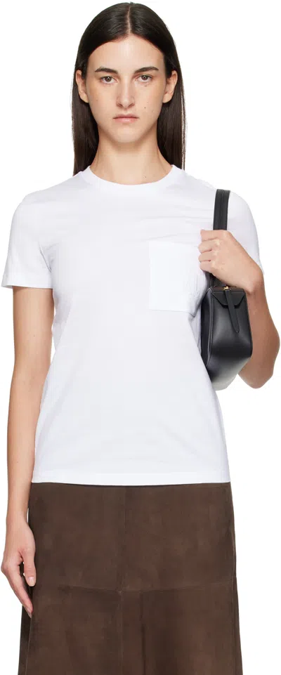 Max Mara Logo T-shirt In White