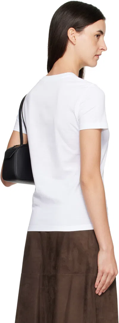 Max Mara Logo T-shirt In White