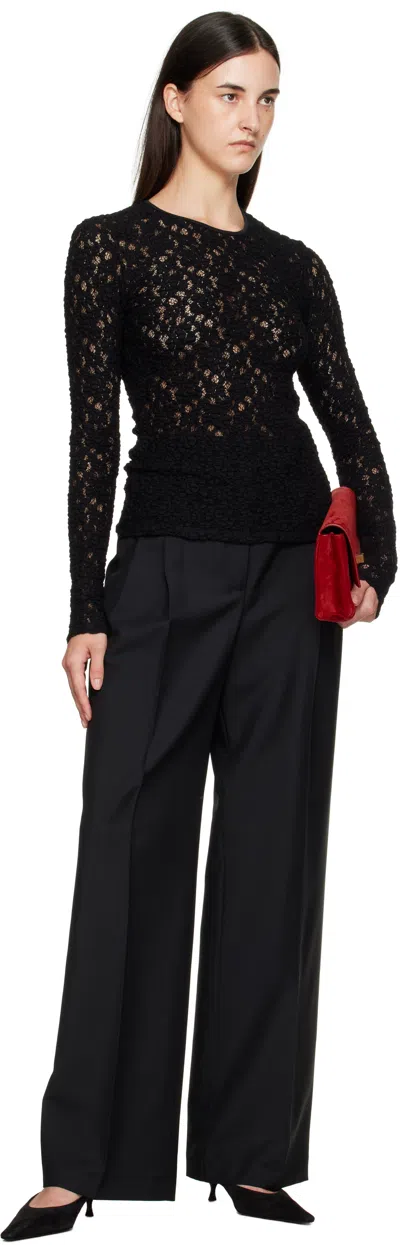 Max Mara Studio Sweaters In Black