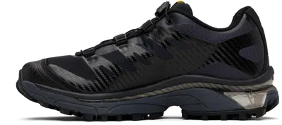 Salomon Streamlined Black Sneakers With Rugged Outsole And Breathable Upper