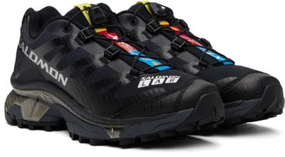Salomon Streamlined Black Sneakers With Rugged Outsole And Breathable Upper