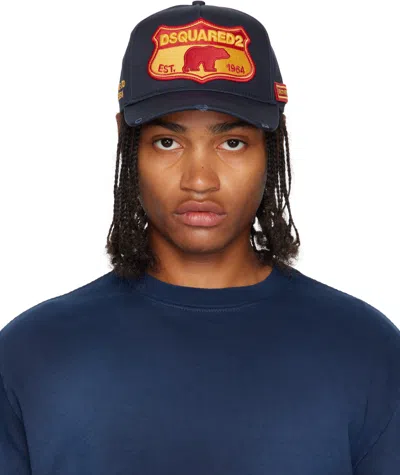 Dsquared2 Dsquared Classic Baseball Cap For Men In Blue