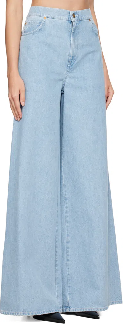 Max Mara Denim Affari Wide-leg Jeans In Blue