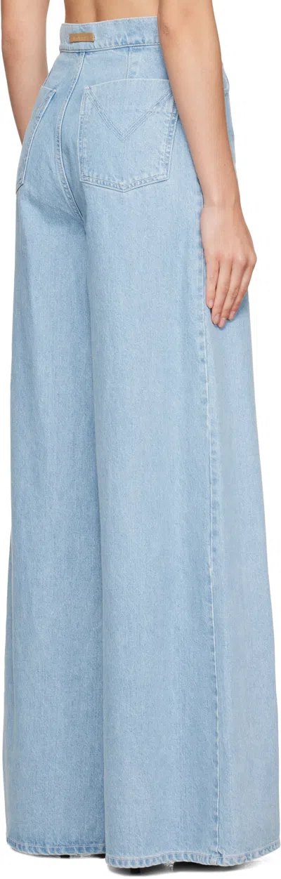 Max Mara Denim Affari Wide-leg Jeans In Blue