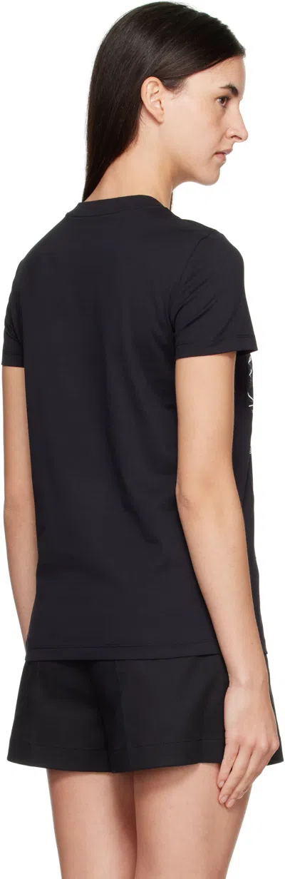Max Mara Woman Black T-shirts & Tank Tops In Black