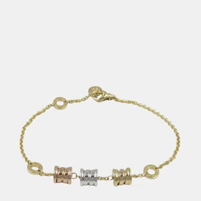 Pre-owned Bvlgari B.zero1element 18k Yellow Gold Rose Gold White Gold Bracelet