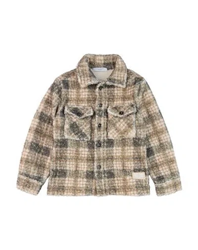 Paolo Pecora Toddler Boy Shirt Sage Green Size 6 Polyester In Multi