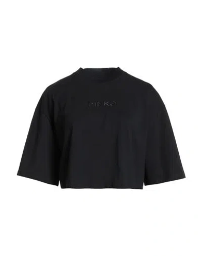Pinko 'classic Crew Neck' T-shirt In Black