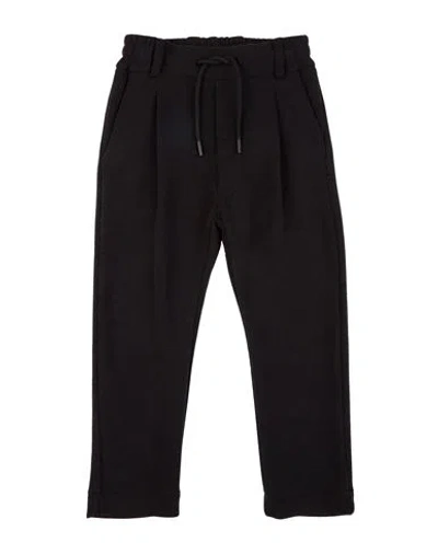 Paolo Pecora Toddler Boy Pants Black Size 6 Polyester, Viscose, Elastane In Black
