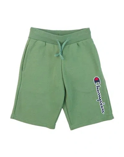 Champion Toddler Boy Shorts & Bermuda Shorts Green Size 5 Cotton, Polyester In Green