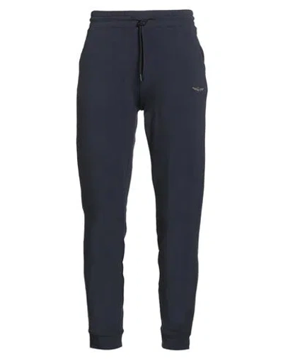 Aeronautica Militare Man Pants Navy Size M Cotton, Elastane In Blue