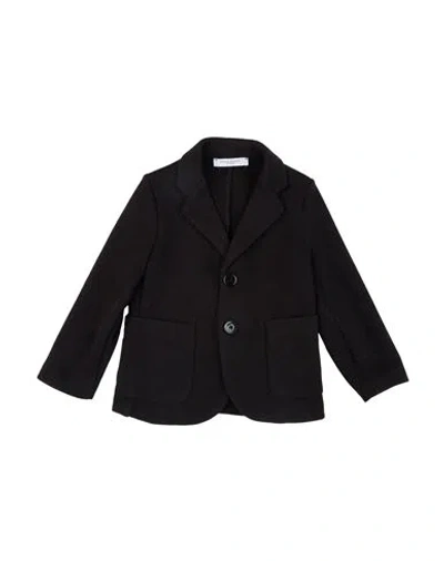 Paolo Pecora Toddler Boy Blazer Black Size 6 Polyester, Viscose, Elastane In Black