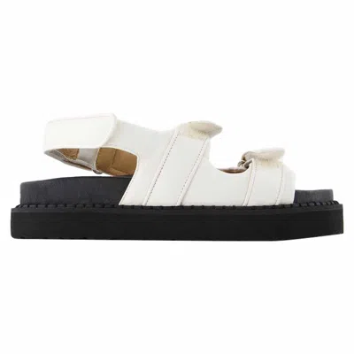 Isabel Marant Madee-gb Sandals Smooth Lambskin Open Toe In Multi