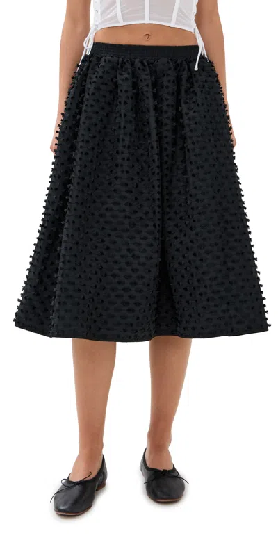 Cecilie Bahnsen Pleated Skirt In Black
