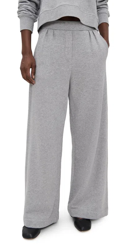 La Ligne Selby Terry Sweatpants Light Grey In Gray