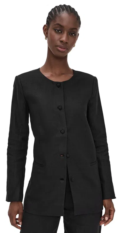 Posse Rio Shift Jacket Black In Black