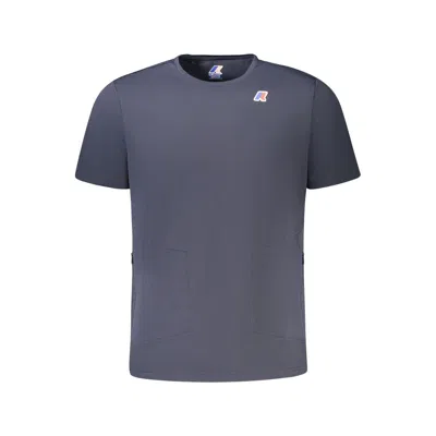 K-way Blue Polyester Men T-shirt In Blue