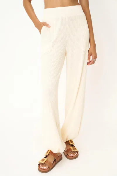Project Social T Tempted Pointelle Pant In White