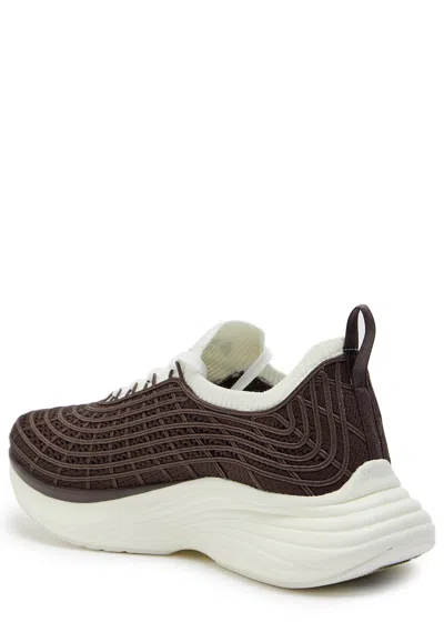 Apl Athletic Propulsion Labs Athletic Propulsion Labs Techloom Zipline Knitted Sneakers In Brown