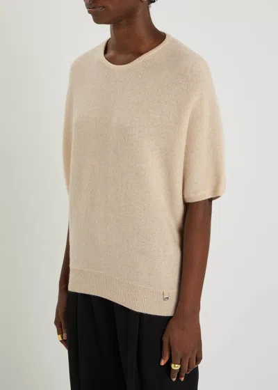 Herno Short-sleeve Pullover In Neutral