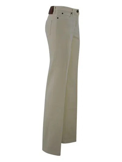 Etro Embroidered-detail Five-pocket Design Jeans In Multi