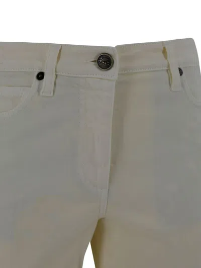 Etro Embroidered-detail Five-pocket Design Jeans In Multi