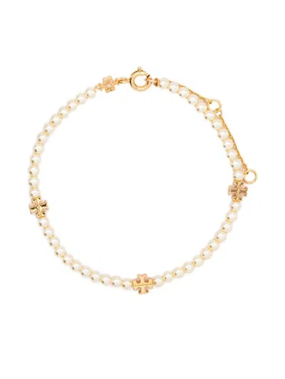 Tory Burch Kira Pearl Bracelet In Multi