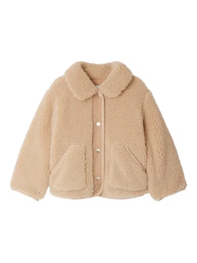 Bonpoint Joline Teddy Coat In Neutral