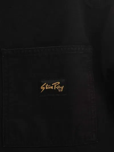 Stan Ray Patch-pocket Button-front Jacket In Black