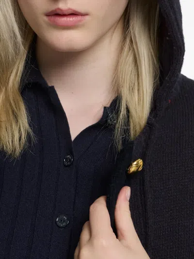 Barrie Duffle Coat In Black