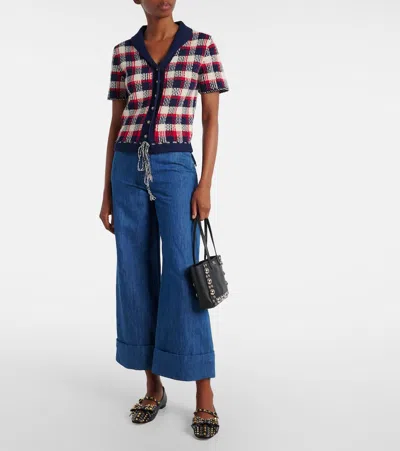 Valentino Nellcote Mini Shopping Tote Bag In Leather In Black