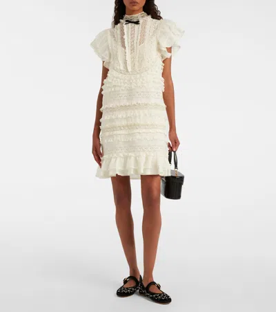 Valentino Signature Vlogo Ballerina Shoes In Velvet In Black