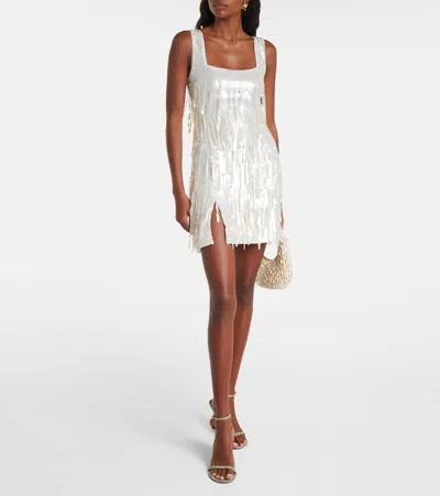 LE SABLE亮片迷你连衣裙