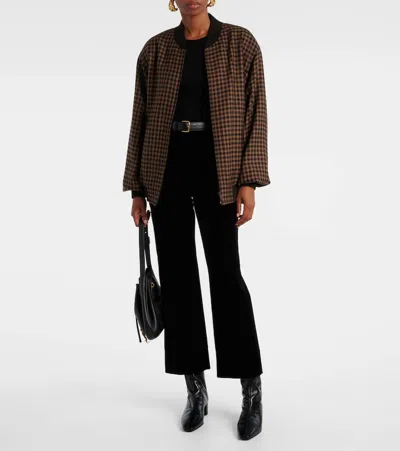 Aquazzura Block Heel Ankle Boots With Pointed Toe In Black