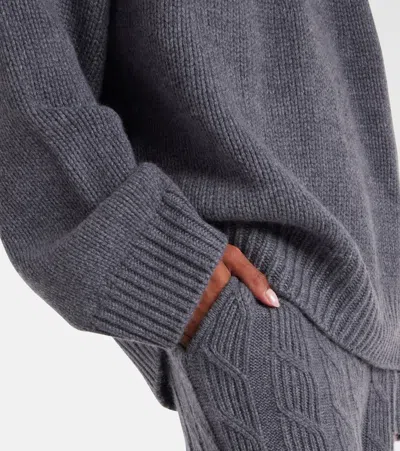 Lisa Yang Oia Oversized Cashmere Sweater In Gray