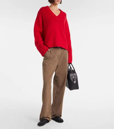 Lisa Yang Aletta Cashmere Sweater In Red