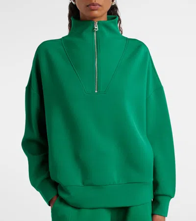 Varley Hawley Half Zip Sweatshirt Verdant Green