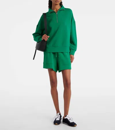Varley Hawley Half Zip Sweatshirt Verdant Green