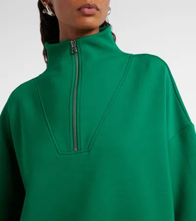 Varley Hawley Half Zip Sweatshirt Verdant Green