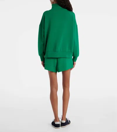 Varley Hawley Half Zip Sweatshirt Verdant Green