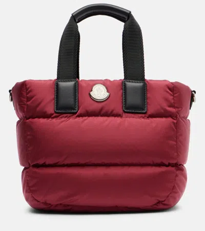 Moncler Caradoc Water-repellent Mini Tote Bag In Red