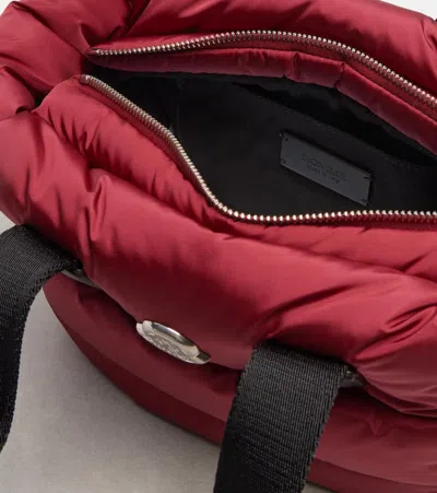 Moncler Caradoc Water-repellent Mini Tote Bag In Red