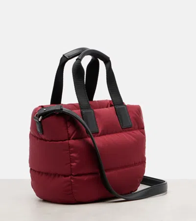 Moncler Caradoc Water-repellent Mini Tote Bag In Red