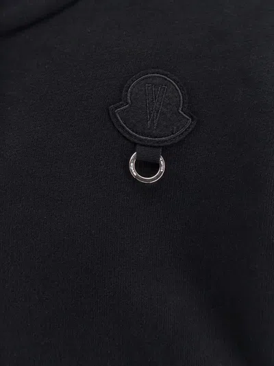 Moncler Genius 6 Moncler Willow Smith Cotton Sweatshirt With Iconic Detail In Black