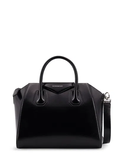 Givenchy Borsa A Mano Antigona Piccola In Pelle Cioccolato  Donna In Black