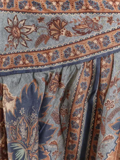 Zimmermann Ascension Printed Silk Skirt In Multi