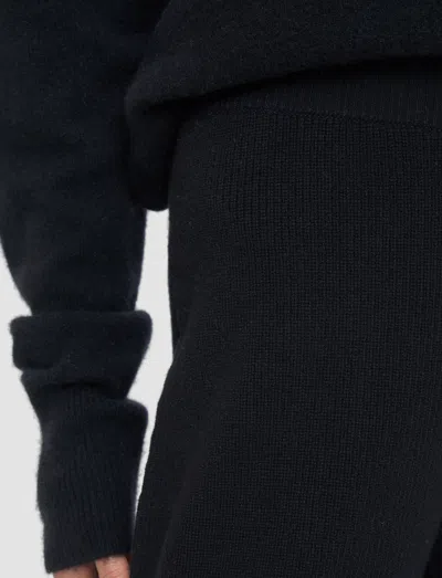 Joseph Soft Wool Culottes In Black