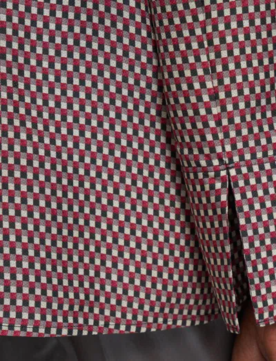 Joseph Adele Printed Silk Blend Blouse In Brown